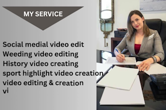 create best weeding social media sport highlight history website videos editing