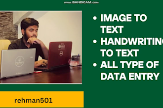expert handwriting to text and ocr conversion