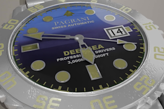 create photorealistic watch render