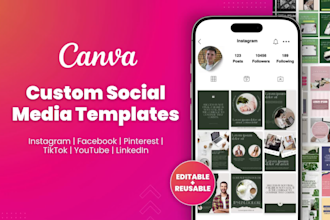 design a canva templates for your social media posts