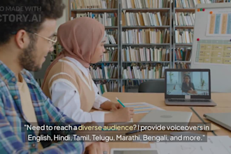 create storyboards and ai voiceover elearning video of your ppts