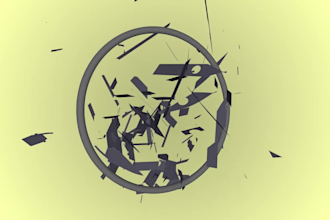 create a logo explode or reverse explosion video