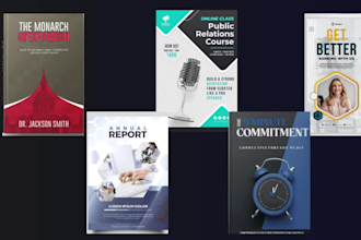 design ebook acx cover, layout format acx book pdf workbook and lead magnet