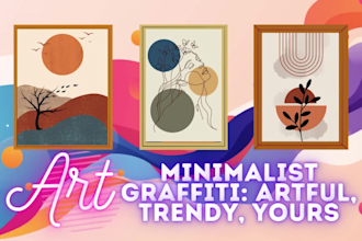 do abstract graffiti random minimalist printable trending wall art for etsy shop