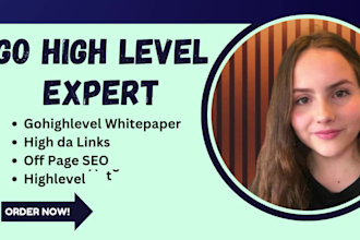 go high level white paper, google top ranking by high da link, off page seo