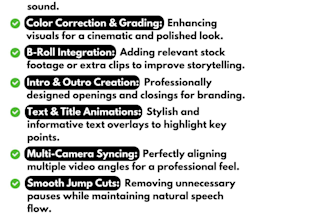 edit podcast audio, zoom video, clean cuts, noise removal