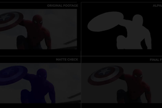 remove greenscreen , rotoscoping, chroma key