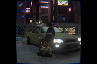 3d low poly retro character animation in ps1 psx y2k n64 style retro visualizer