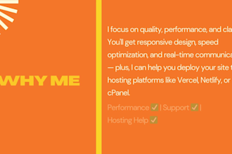 be your full stack developer for web apps and apis