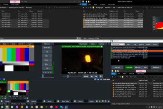 make a watch folder script for vmix