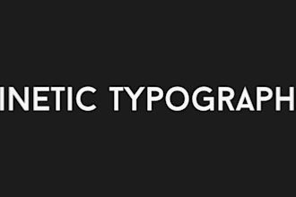 create kinetic typography and animated ads for your brand