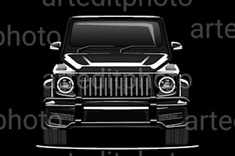 draw car design for tshirts