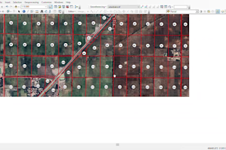 georeference, digitize, and design layout maps using arcgis