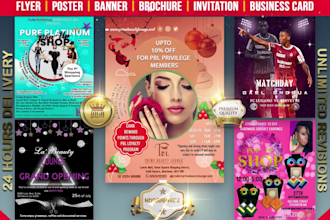 design awesome business, event flyer