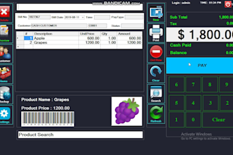 develop pos and invoice system for your business