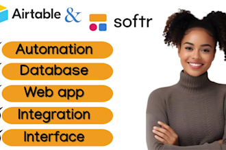 be your airtable, softr webapp, airtable database, automation expert