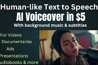 deliver human like text to speech ai voice over by using eleven labs