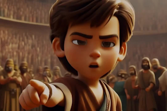 create stunning ai video animated jesus bible story for youtube short film