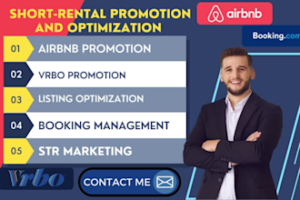 boost short term rental booking airbnb vrbo via advance marketing optimization