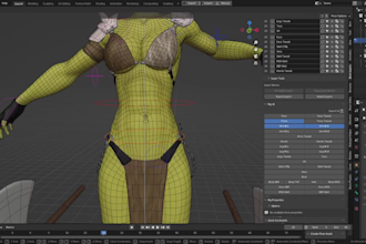 do 3d biped nsfw rig,mocap,metahuman auto rig pro,humanoid ue5 3dmodel animator