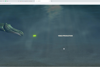 make scroll based threejs animation
