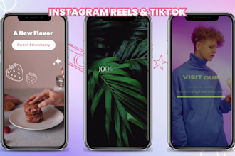 edit engaging instagram reels or tiktok for your business