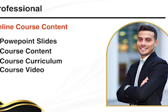 do online course content educational course ppt slides video