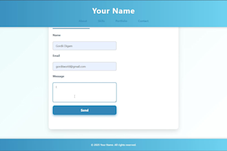 do a basic one page website using HTML and CSS
