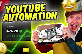 create top 10 cash cow faceless videos and youtube automation channel for you