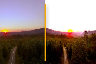 do color correction and color grading, background change, noise reduction
