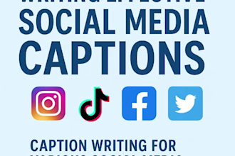 write engaging social media captions for your brand