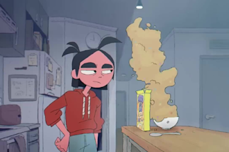 2d cartoon animation video,2d music animation,animated student film,2d character