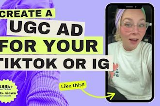 create a viral ready ugc ads for tiktok and instagram