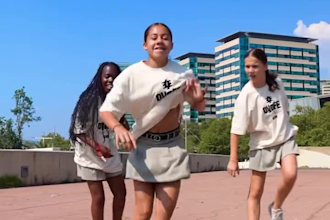 do tik tok gospel dance, group afro afrobeat dance to your song