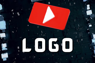 design custom logo animation , intro and outro 4k with music