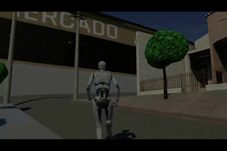 do unity3d stylized low poly game environment design open world map vr metaverse