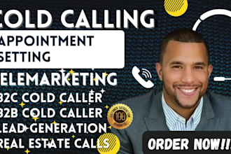 do b2b b2c cold calling, appointment setting and real estate telemarketing