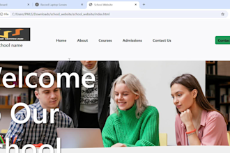 we will design a professional and responsive website for you