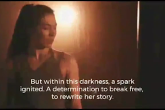 create a cinematic book trailer promo video