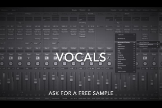 extract or remove drums bass vocals creating backing track