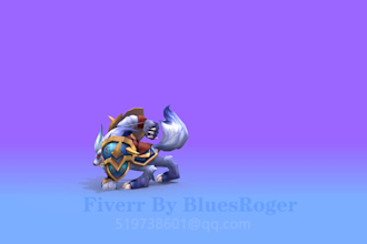 3d cartoon game animation design