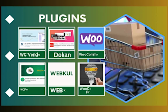 create multi vendor ecommerce marketplace website dokan wcfm webkul woocommerce
