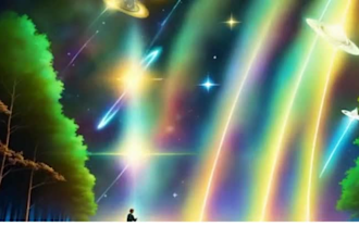 create stunning psychedelic ai music video