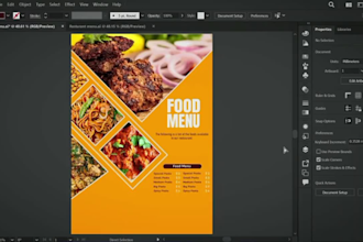 design creative  food flyer, business flyer, brochure design,