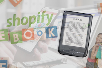 create shopify ebook website shopify online store and sell digital products