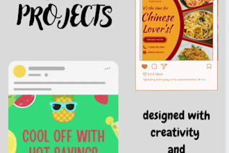 design creative social media posts