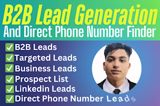 accurate b2b lead generation, email  phone number finder