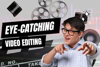 edit professional  social media video