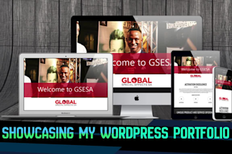 design wordpress website or redesign wordpress website