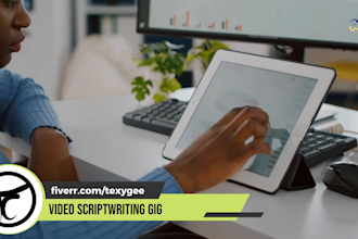write a captivating commercial video script